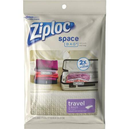 ZIPLOC Travel Space Bag, 2PK 1177B